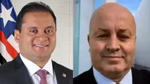 À esquerda, o senador Weverton Rocha (PDT-MA); à esquerda, o lobista Careca do INSS, em alusão à matéria da CPMI