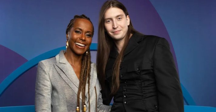 A apresentadora Maju Coutinho e o influencer Felca estão na versão atual do Fantástico | Foto: Globo/Daniela Toviansky