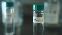 frasco de metanol
