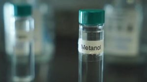 frasco de metanol