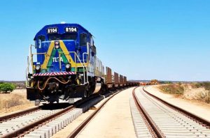 Uma locomotiva da Transnordestina | Foto: Divulgação/TLSA