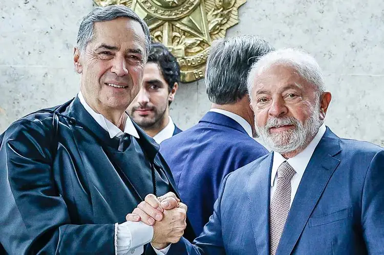 luís roberto barroso e lula - ministro stf