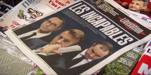 Capa do jornal Libération de 7 de outubro de 2025: 'Os incapazes' | Foto: Reprodução/YouTube