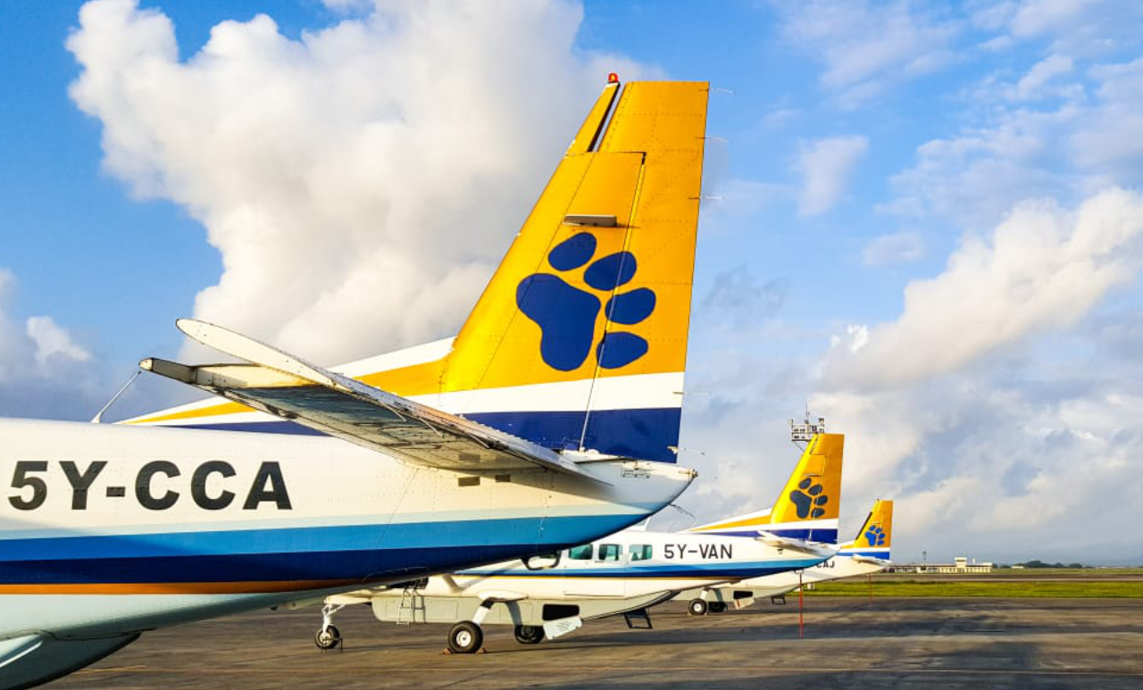 Aviões da companhia aérea Mombasa Air Safari | Foto: Divulgação/Mombasa Air Safari
