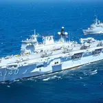 Mais de mil militares estão a bordo da embarcação que serve de base para a COP30 | Foto: Divulgação/Marinha do Brasil