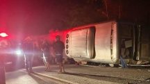 Acidente com ônibus de turismo deixa mortos e feridos no Agreste de Pernambuco | Foto: Reprodução/Redes sociais