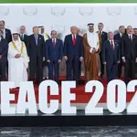 Donald Trump se reúne com líderes mundiais no Egito, depois da libertação dos reféns do Hamas - 13/10/2025 | Foto: Reprodução/Redes sociais