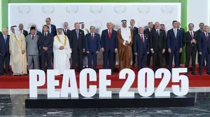 Donald Trump se reúne com líderes mundiais no Egito, depois da libertação dos reféns do Hamas - 13/10/2025 | Foto: Reprodução/Redes sociais