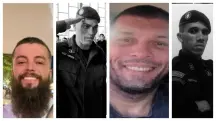 Marcus Vinícius Cardoso de Carvalho, Rodrigo Velloso Cabral, Cleiton Serafim Gonçalves e Heber Carvalho da Fonseca foram mortos durante operação contra o crime organizado no Rio de Janeiro | Foto: Reprodução