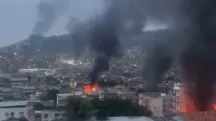 Rio de Janeiro, durante operação contra o Comando Vermelho, em 28/10/2025 | Foto: Reprodução/Redes sociais
