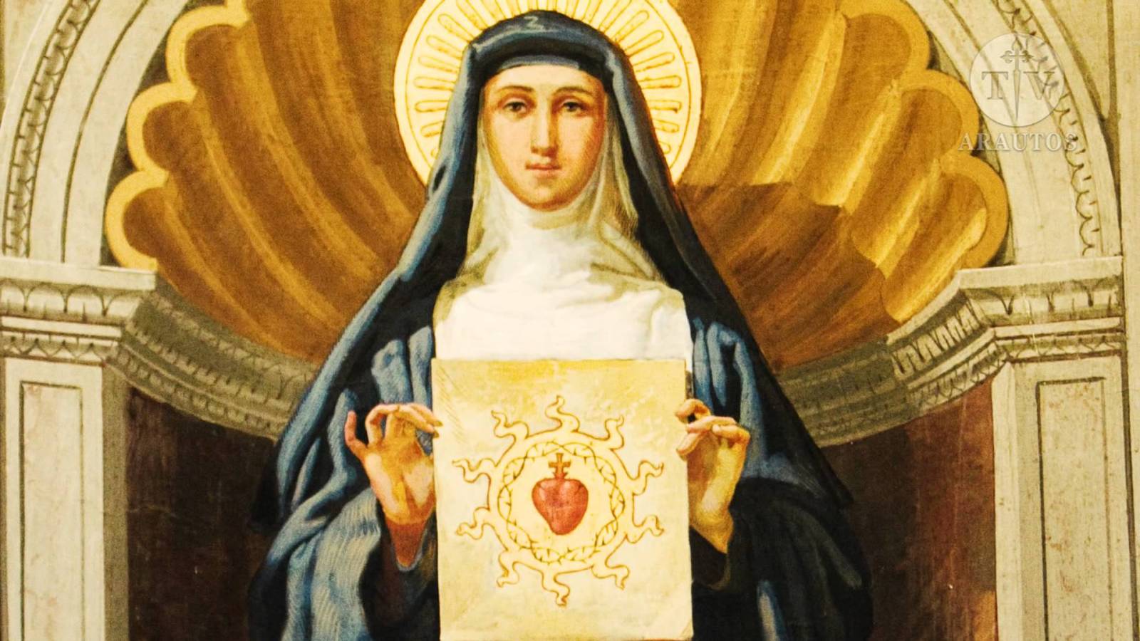 A santa Margarida Maria Alacoque (1647–1690) | Foto: Reprodução/Redes sociais