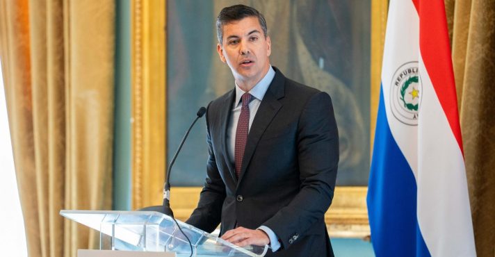 Santiago Peña, presidente do Paraguai | Agéncia IP/Divulgação