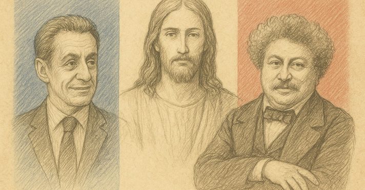 Preso, Nicolas Sarkozy lerá uma biografia sobre Jesus Cristo e um romance de Alexandre Dumas | Foto: ChatGPT/IA