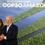 O presidente do Brasil, Luiz Inácio Lula da Silva, com a primeira dama, Janja durante a Conferência das Nações Unidas sobre Mudanças Climáticas COP 30 | Foto Ueslei Marcelino/COP30