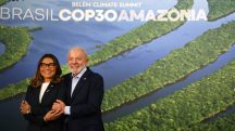 O presidente do Brasil, Luiz Inácio Lula da Silva, com a primeira dama, Janja durante a Conferência das Nações Unidas sobre Mudanças Climáticas COP 30 | Foto Ueslei Marcelino/COP30