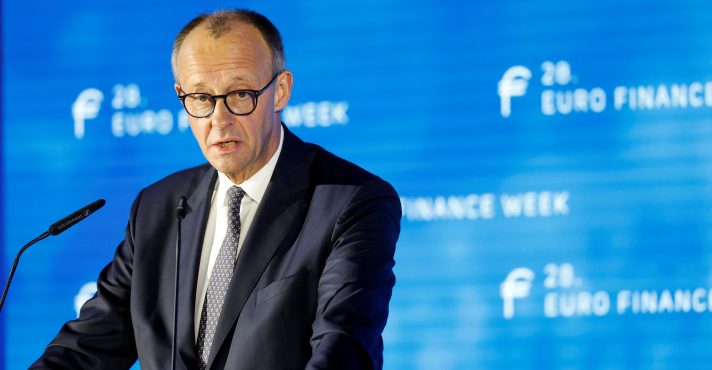 O chanceler alemão Friedrich Merz | Foto: REUTERS/Heiko Becker
