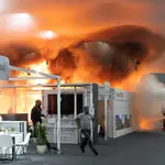 Incêndio na COP30 em Belém (PA) | Foto: REUTERS/Douglas Pingituro