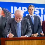 Cerimônia de sanção do Novo IRPF