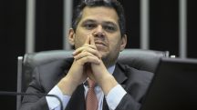 O presidente do Senado Federal, senador Davi Alcolumbre (União-AP)