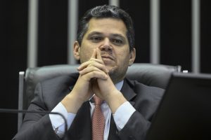 O presidente do Senado Federal, senador Davi Alcolumbre (União-AP)