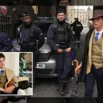 Pedro Delvaux, na foto que popularizou nas redes sociais e alimentou teorias sobre uma eventual participação em assalto ao Museu do Louvre | Foto: Reprodução/Twitter/X