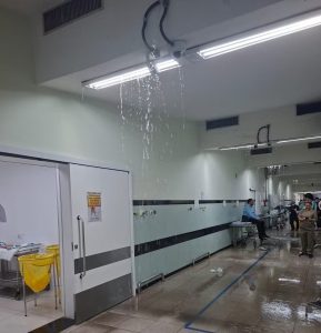 Segundo técnicos, sistema de drenagem não suportou o volume e a intensidade das chuvas | Foto: Reprodução/X