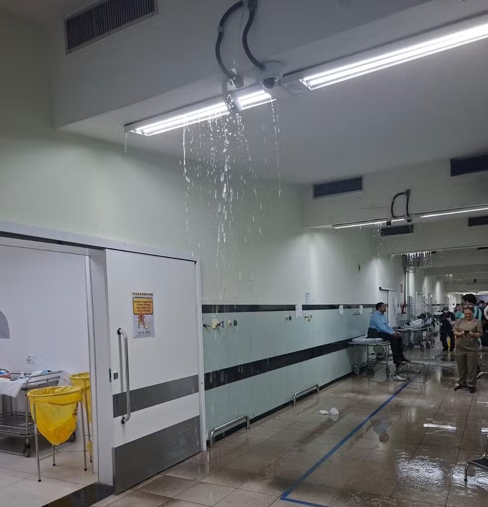 Segundo técnicos, sistema de drenagem não suportou o volume e a intensidade das chuvas | Foto: Reprodução/X