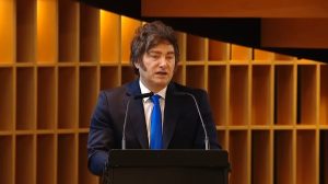 O presidente da Argentina, Javier Milei: recuperação consistente | Foto: Reprodução/X