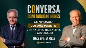 O Conversa com Augusto Nunes é transmitido às terças-feiras, das 20h30 às 21h30 | Foto: Divulgação/Oeste