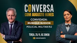 O Conversa com Augusto Nunes é transmitido às terças-feiras, das 20h30 às 21h30 | Foto: Divulgação/Oeste