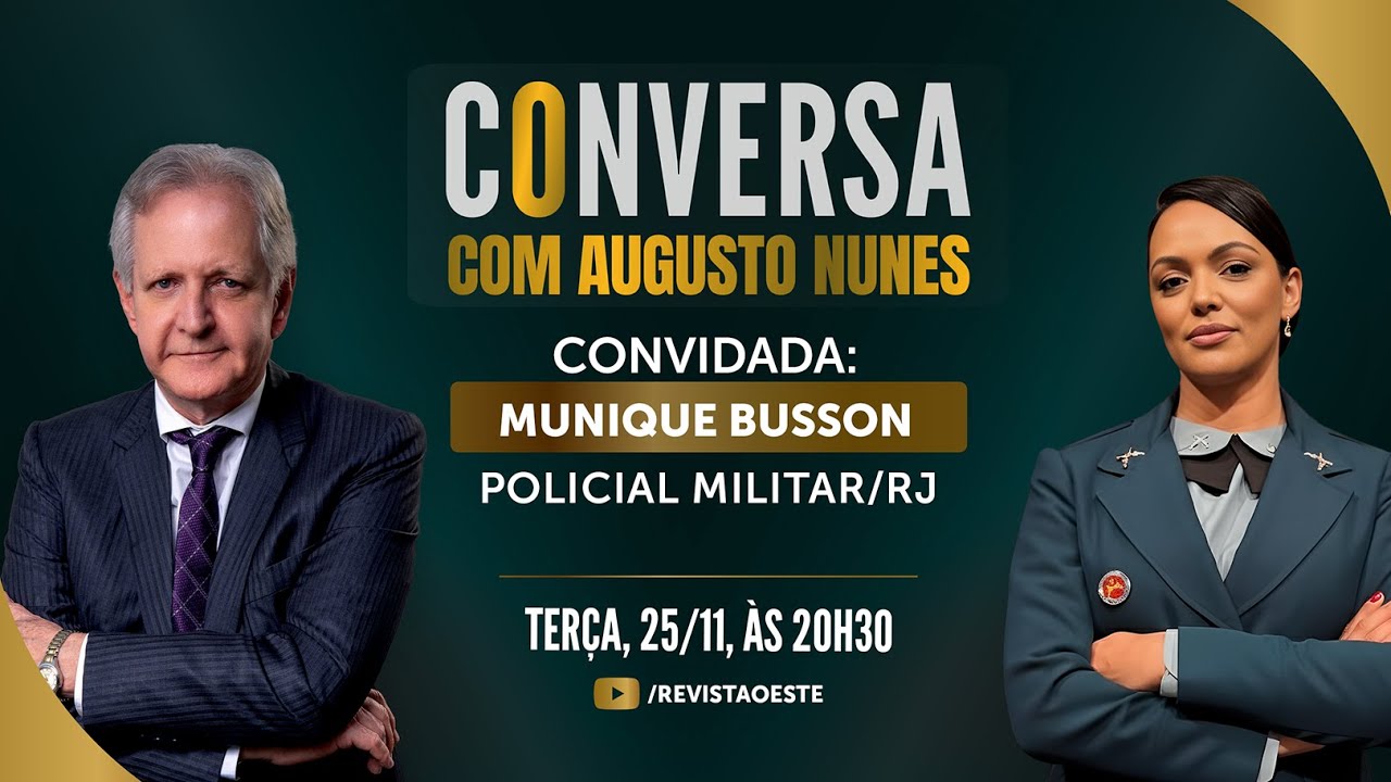 Conversa com Augusto Nunes 25/11/2025: assista à entrevista com a ...