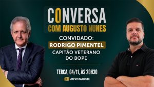 O Conversa com Augusto Nunes é transmitido às terças-feiras, das 20h30 às 21h30 | Foto: Divulgação/Oeste