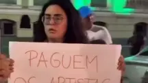 Vestidos de animais, os artistas se apresentaram em um espetáculo cronoecológico que marcou o começo da COP30 | Foto: Reprodução/Redes sociais