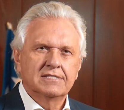 O governador de Goiás, Ronaldo Caiado (União Brasil), de 76 anos | Foto: Reprodução/X