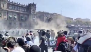 Manifestação no México | Foto: Reprodução/Redes sociais