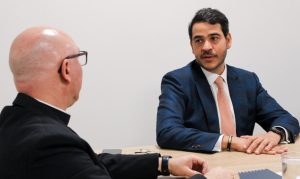 Jorge Messias em reunião com a CNBB