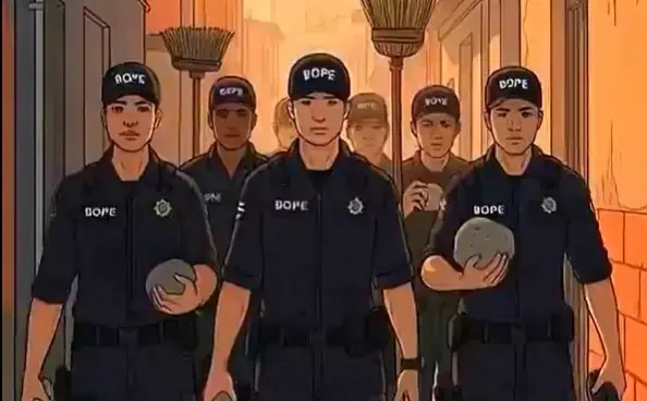 Meme: Bope treina atirar pedras em criminosos