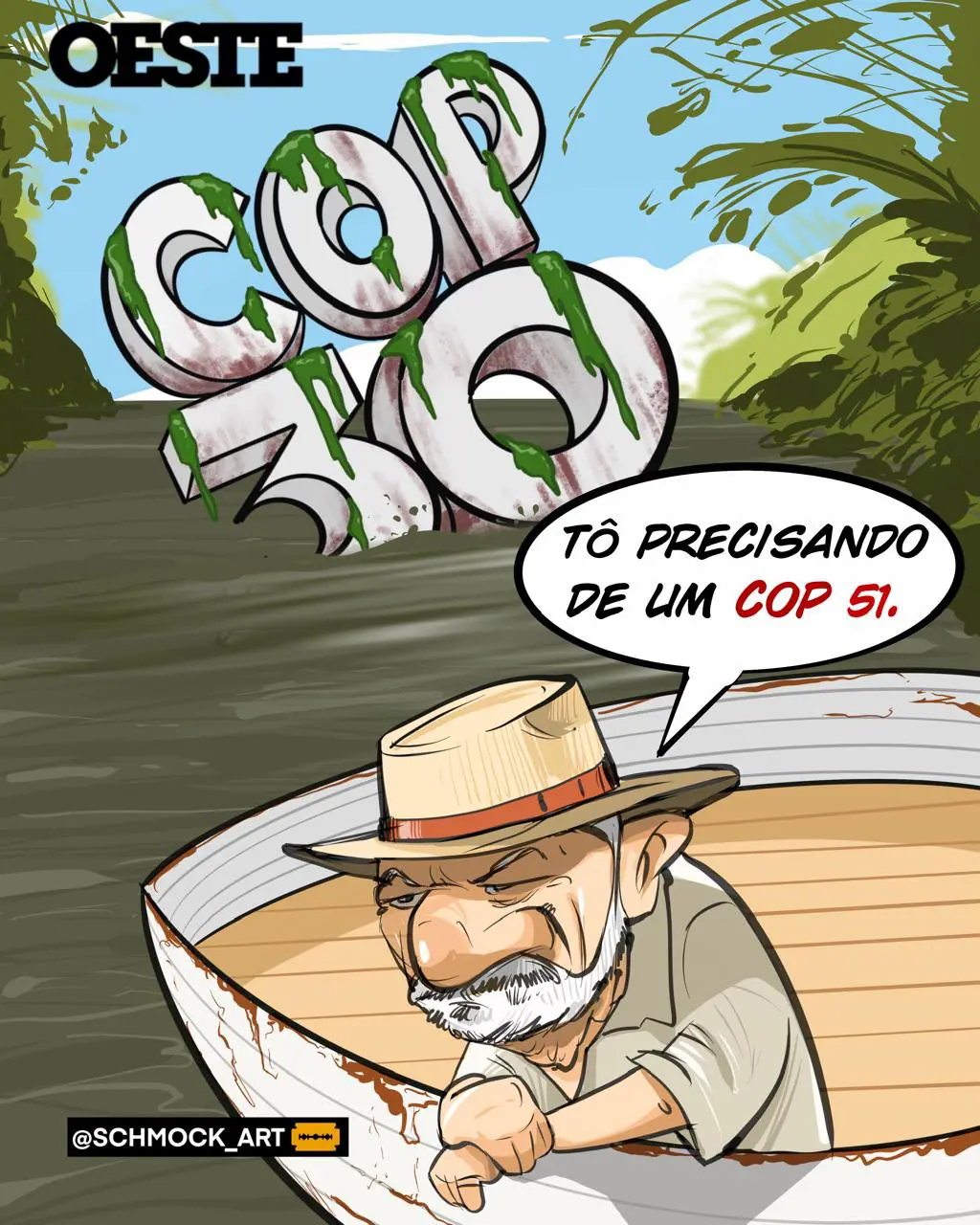 Charge da semana — 14/11/2025 | Foto: Schmock/Revista Oeste