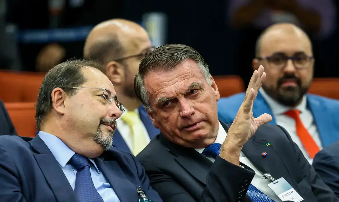 O ex-presidente Jair Bolsonaro durante sessão no STF | Foto: Antonio Augusto/STF