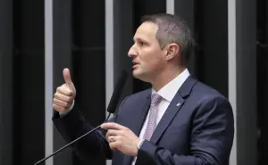 Guilherme Derrite, relator do PL Antifacção na Câmara | Foto: Bruno Spada/Câmara dos Deputados