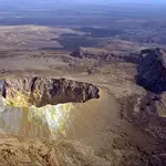 O vulcão Hayli Gubbi registra a sua primeira erupção, segundo registros históricos de aproximadamente 12 mil anos | Foto: Reprodução/X