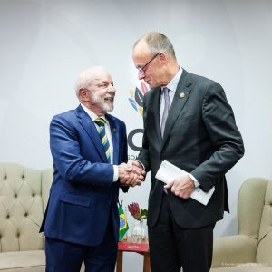 Lula e o chanceler alemão Bundeskanzler Friedrich Merz | Foto: Divulgação