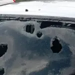 Chuva de 'granizo gigante' causa danos em Erechim (RS); veja vídeos
