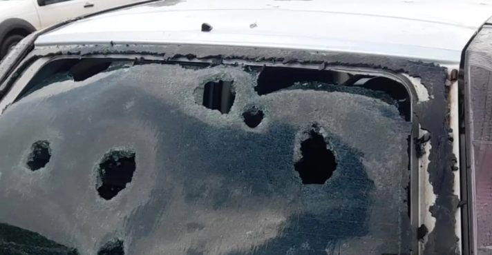 Chuva de 'granizo gigante' causa danos em Erechim (RS); veja vídeos