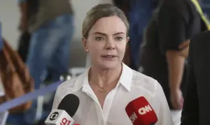 A ministra das Relações Institucionais do governo Lula, Gleisi Hoffmann | Foto: Antonio Cruz/Agência Brasil