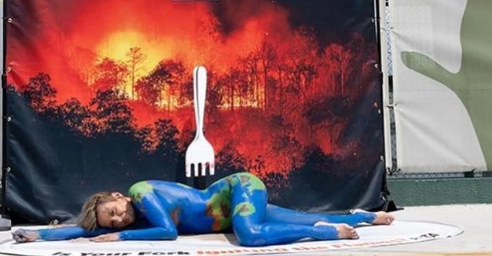 A ativista brasileira Luisa Mell, durante a COP30 | Foto: Reprodução/ Instagram