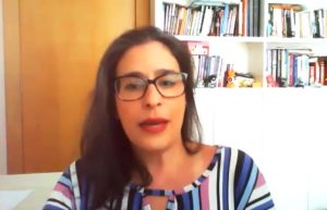 A jornalista Letícia Sallorenzo