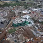 Tornado em Rio Bonito do Iguaçu destruiu quase 90% da cidade