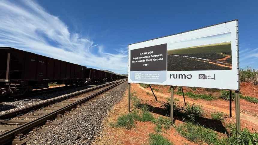 O primeiro trecho tem orçamento de R$ 5 bilhões e prevê circulação de trens nos 211 quilômetros entre Rondonópolis e Campo Verde