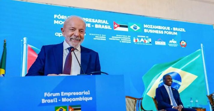 Lula viajou a Maputo depois do encontro do G20 em Johannesburgo, na África do Sul